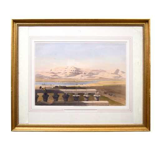 293 - David Roberts (1796 - 1864)A pair of Middle Eastern viewsLithograph on paperTo be sold without reser... 