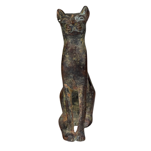 320 - Egyptian styleA sphinx bronzeTo be sold without reserveFrom the Dr Mohammed S Farsi CollectionDimens... 