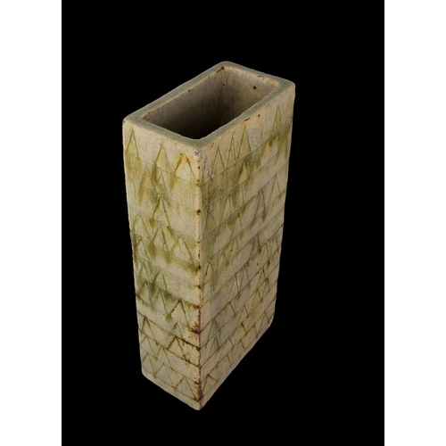 672 - 1970sA ceramic vase, inscribed at bottom 'IA W/A'Property of Pierre RouveDimensions:12.5 in. (H) x 5... 