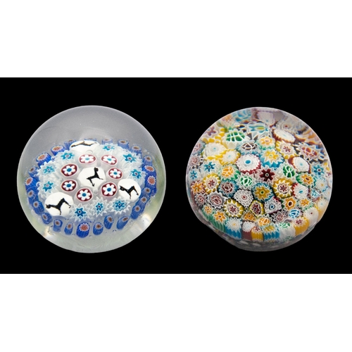 674 - Fratelli TosoMuranoCirca 1970A pair of blown glass paperweights