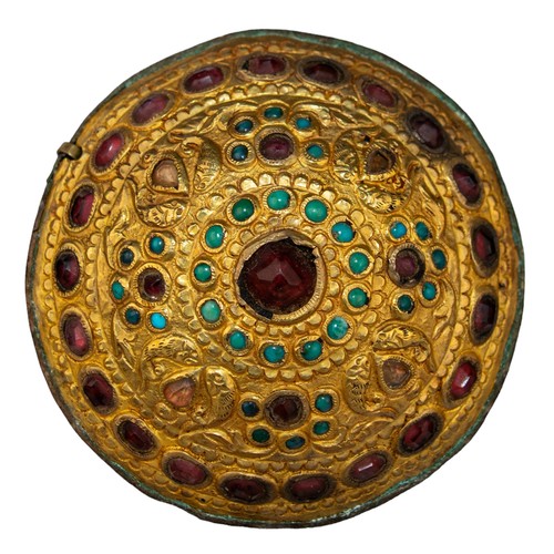 308 - PersianA convex circular broochTo be sold without reserveProvenance: Sotheby's, Lot 91From the Dr Mo... 