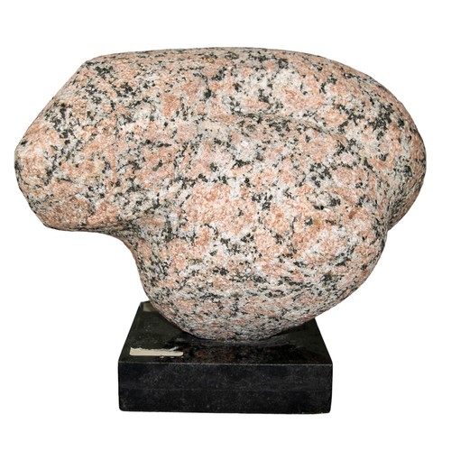 342 - EgyptianA red granite head of uraeus serpentTo be sold without reserveFrom the Dr Mohammed S Farsi C... 