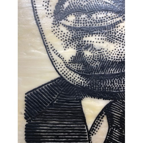 280 - José-María Cano (B. 1959)Rev. Martin Luther King Jr. (1929 - 1968), 2007Encaustic on canvas laid on ... 