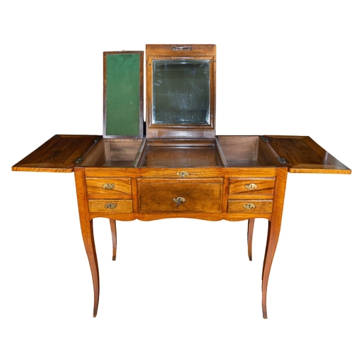 126 - Italian or French18th CenturyA lady's vanity deskDimensions:30.5 in. (H) x 32 in. (W) x 20 in. (D)... 