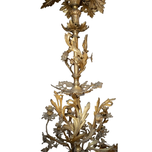 132A - SpanishCirca 1840An ormolu chandelierDimensions:48 in. (H) x 33 in. (W)... 