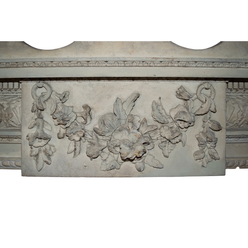 137 - In the manner of William Kent Early 19th centuryA large Palladian pediment, fine carved wood Provena... 