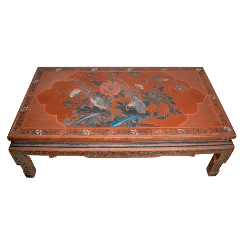 147 - Chinese style20th CenturyA hand painted coffee tableProvenance: Liberty's 1950... 