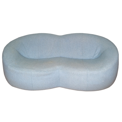 164 - 2008, Pierre Paulin for PumpkinA light blue sofaDimensions:12 in. (H) x 68 in. (W) x 32 in. (D)... 