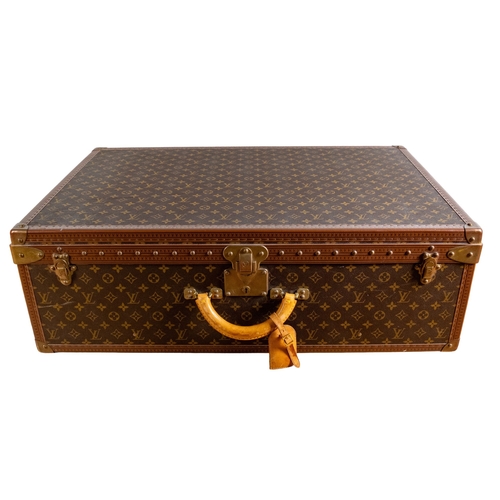 72 - Louis VuittonCirca 1980A monogram canvas 80L trunkWith brass fittings Dimensions: 10 in. (... 