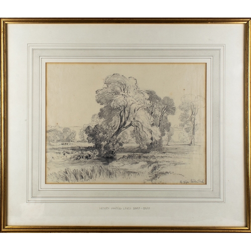 261 - Henry Harris Lines (1800-1880)The Wye, Haddon ParkJuly 6th, 1836Pencil on paperTitled and dated lowe... 