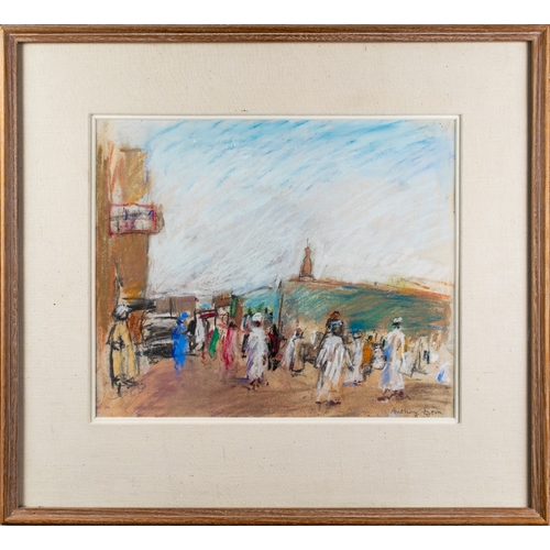 294 - Anthony Eyton RA (b. 1923)A view of OndumarPastel on paperSigned bottom rightDimensions:(Frame) 19.5... 