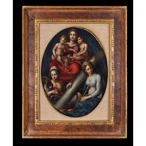 356 - School of FontainbleauCirca 1620An allegorical subjectOil on copperInscribed verso, 'Bought by Willi... 