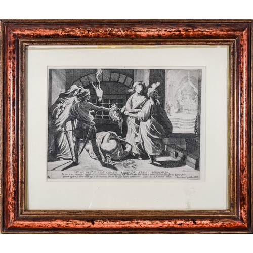 385 - A lot of three 16th and 17th century engravings[a] Bernadino Capitelli (1589 - 1639), The Beheading ... 