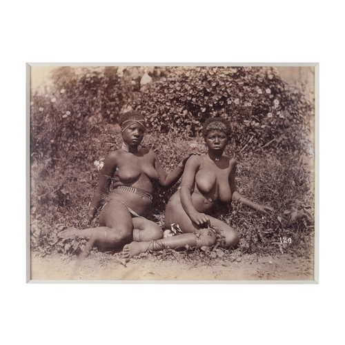 388 - W.L. Caney19th/20th CenturyTwo portraits of Zambian WomenAlbumen photographsFrom the Gaia Servadio C... 