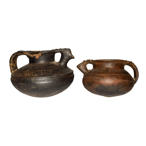 408 - Hindu Kush18/19th century (?)Serving gourdsTo be sold without reserveFrom the Gaia Servadio Collecti... 