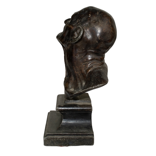 454 - ContinentalCircle of Franz Xaver MesserschmidtBronze bust of a manDimensions:(Including base) 10 in.... 