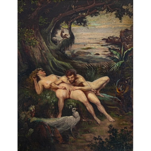 480 - ContinentalAntiqueA group of twelve erotic picturesMany of Neoclassical undertoneOil on board... 