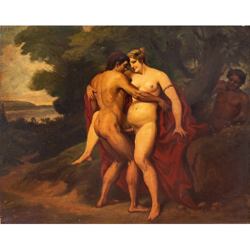 480 - ContinentalAntiqueA group of twelve erotic picturesMany of Neoclassical undertoneOil on board... 