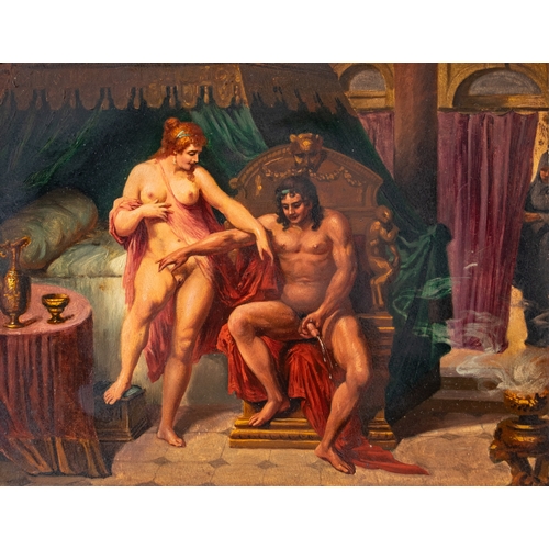 480 - ContinentalAntiqueA group of twelve erotic picturesMany of Neoclassical undertoneOil on board... 