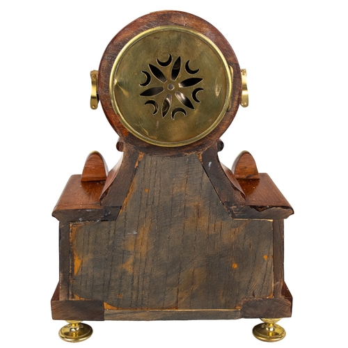 485 - French19th CenturyA Regency drum clockStriking every half an hourDimensions:11.5 in. (H) x 8.5 in. (... 