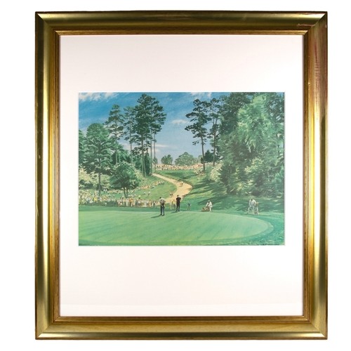 475 - Arthur Weaver (1918 - 2008)The Masters - Gary Player par 3, 1969Original print, signedProvenance:Sea... 