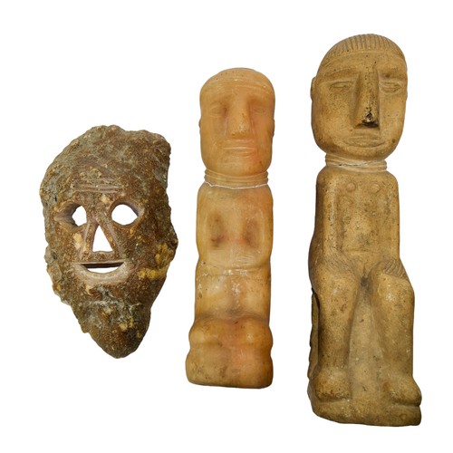 423A - YemeniVotive figuresWith alabaster head from VolterraFrom the Gaia Servadio Collection... 