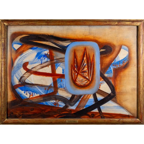 286A - Robin Baring (b. 1931), BritishA Song, 1968Oil on boardSigned and dated lower leftWith a Crane Kalma... 