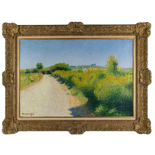 302 - Achille Laugé (1861 - 1944), FrenchLe Chemin du villageOil on canvasSigned lower leftKaplan Gallery ... 