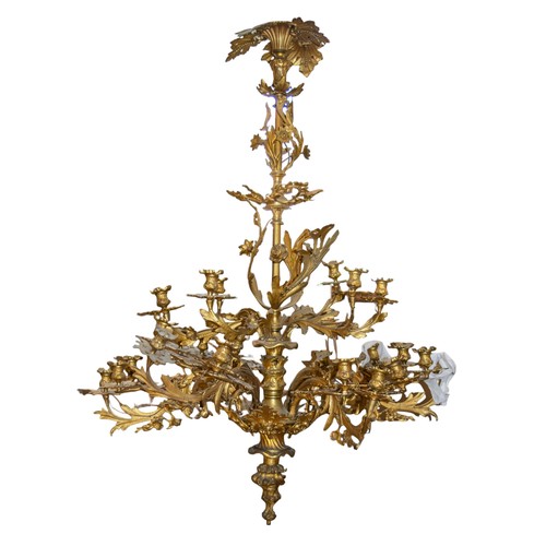 132A - SpanishCirca 1840An ormolu chandelierDimensions:48 in. (H) x 33 in. (W)... 