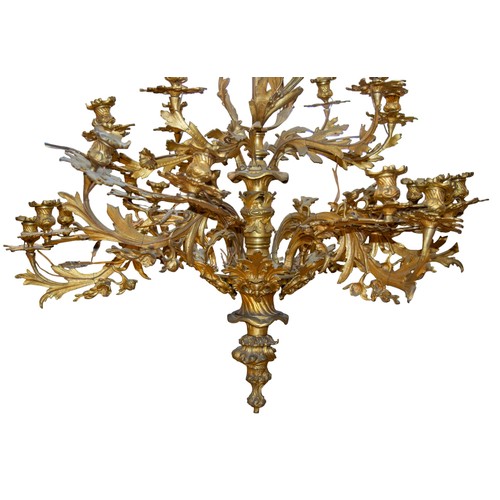 132A - SpanishCirca 1840An ormolu chandelierDimensions:48 in. (H) x 33 in. (W)... 