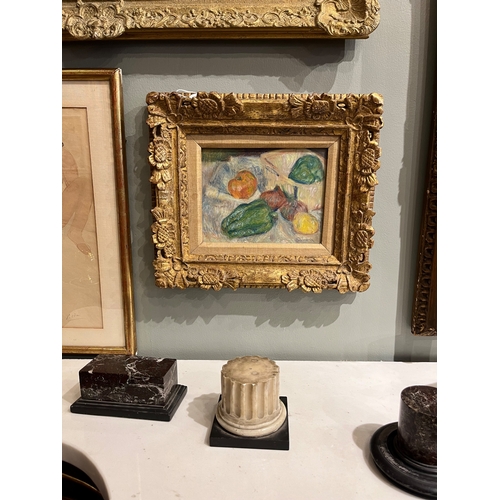 305 - Attributed to Pierre-Auguste Renoir (1841-1919)Still Life with PeppersPastel on paperSigned lower ri... 