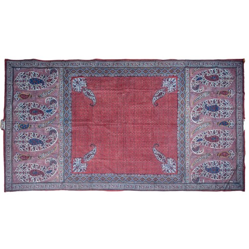 286 - Persian20th CenturyThree Ghalamkar fabricsTo be sold without reserveDimensions:[a] 45.5 in. (L) x 34... 