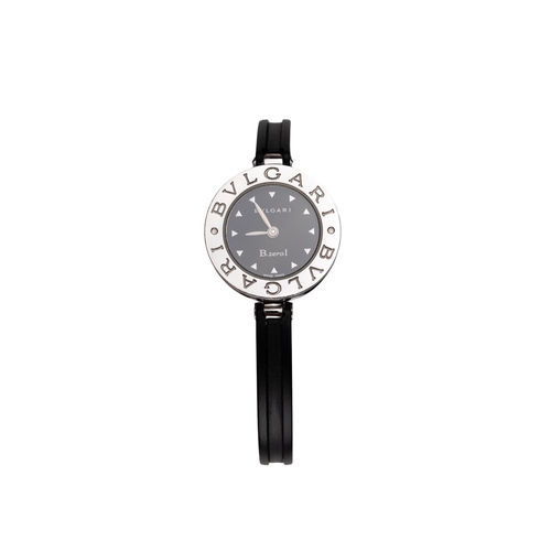 108 - BvlgariContemporaryA B-Zero 1 lady's wristwatchThe stainless steel and black ceramic case to a ceram... 