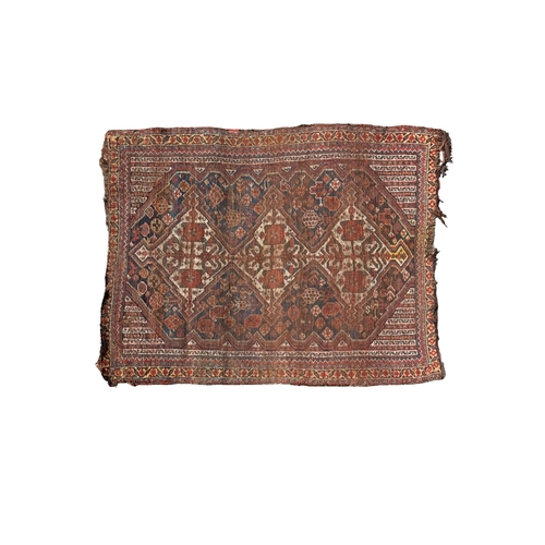 284 - KazakhA small flatweave carpetTo be sold without reserveDimensions:63 in. (L) x 50 in. (W)... 