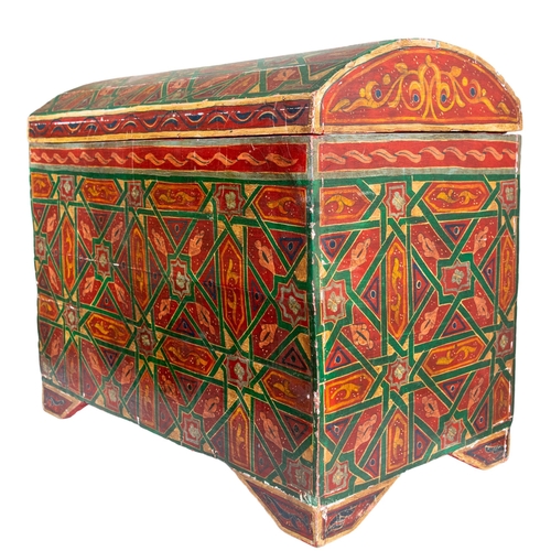 635 - East Asian20th CenturyA hand-painted chestTo be sold without reserveDimensions:21 in. (H) x 25 in. (... 