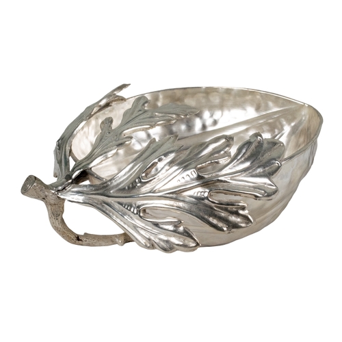 659 - Gabriella Crespi (Italian, 1922 - 2017)A silver plated acorn bowl, c. 1970SignedDimensions:10.5 in. ... 