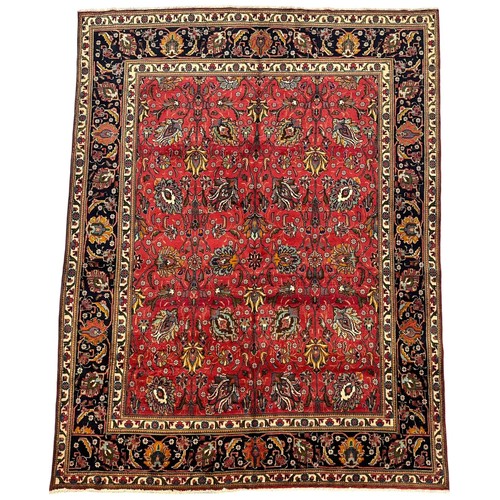 140 - 20th Century, PersianA Tabriz carpetDimensions:152 in. (H) x 118 in. (W)... 