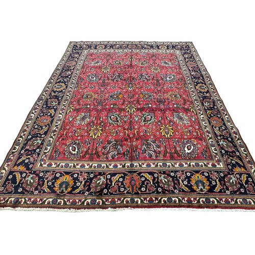 140 - 20th Century, PersianA Tabriz carpetDimensions:152 in. (H) x 118 in. (W)... 