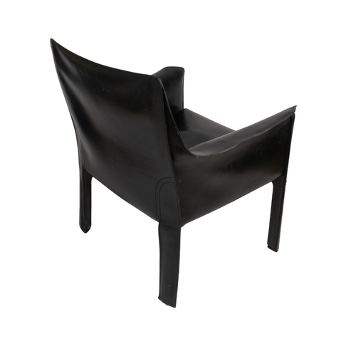 113 - ItalianMario Bellini for Cassini, CAB chair 4121977Dimensions:30.5 in. (H) x 26.25 in. (W) x 25 in. ... 