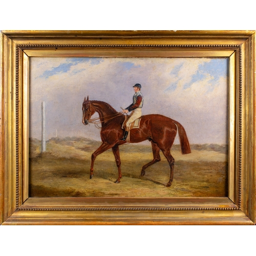 203 - J. F. Herring Senior (English, 1795-1865)Portrait of the Racehorse Dangerous and Jem Chapple after t... 