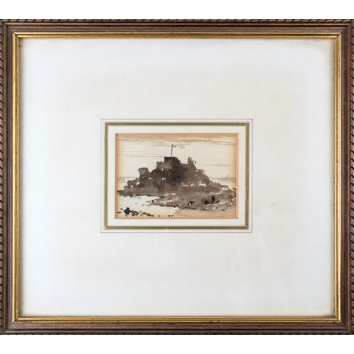 232 - Attributed to John Varley OWS (1778 - 1842)Bamburgh CastleInk and wash on paperProvenance:The collec... 