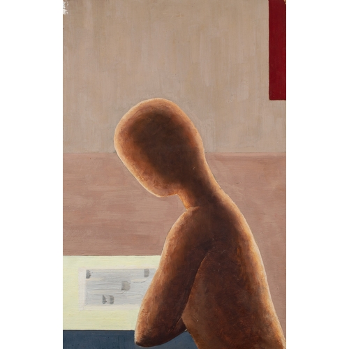 288 - Geneviève Zondervan (French, 1922 - 2013)A group of three paintings[a] Figure in contemplatio... 