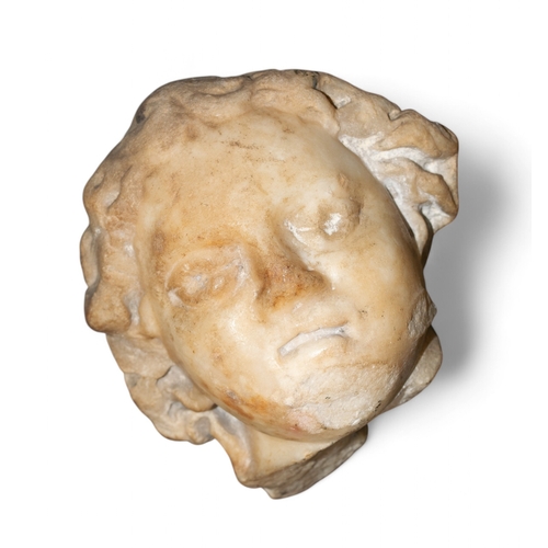 440 - Romanc. 2nd Century ADMarble head of a sleeping ErosProvenance:Private Collection, Avoberg, Tereberg... 