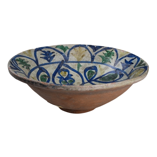 475 - AfghanEarly 19th centuryA hand painted bowlDimensions:4 in. (H) x 11 in. (W)... 