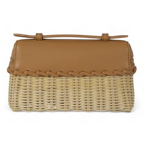 89 - Loro PianaContemporaryAn Extra Pocket L19 East-West wicker bagWith the original box and packaging, a... 