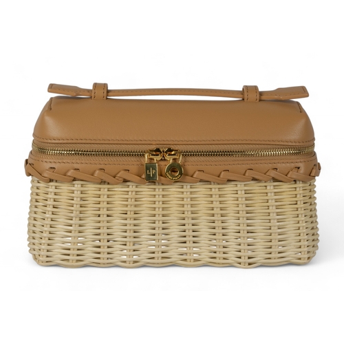 89 - Loro PianaContemporaryAn Extra Pocket L19 East-West wicker bagWith the original box and packaging, a... 