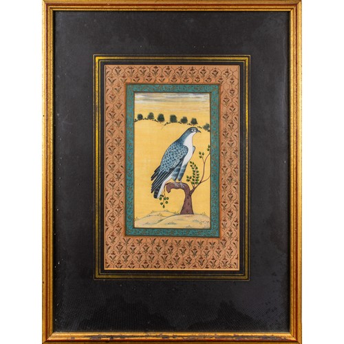 371A - Jaipur SchoolA pair of falcons in decorative mountSigned lower leftDimensions:(Frame) 18.5 in. (H) x... 