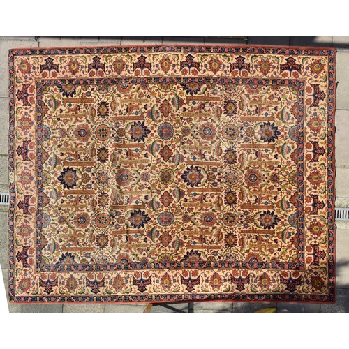 151 - Persiac.1920A Tabriz carpetDimensions:3.50 x 2.62 metres138 in. (H) x 105 in. (W)... 