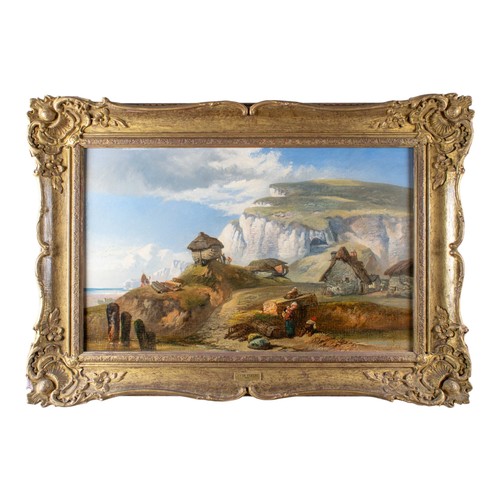 252 - James Vivien de Fleury (British, 1847–1902)Freshwater BaySigned and dated lower right, 'Fleury... 