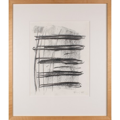 305 - Günther Förg (German, 1952-2013)Untitled, 1988Charcoal on paperSigned and dated lower righ... 